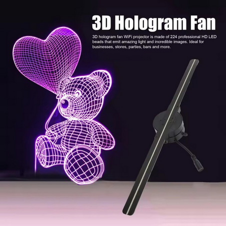 3D Hologram LED Fan